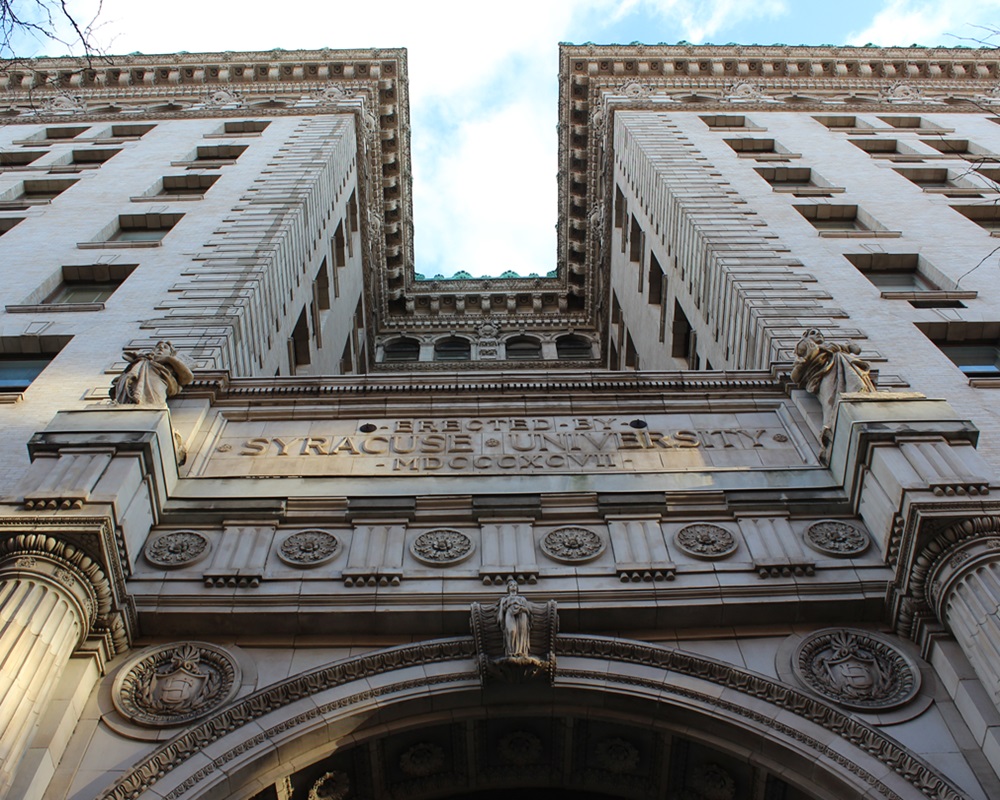 Building front with 1876 in the stonework