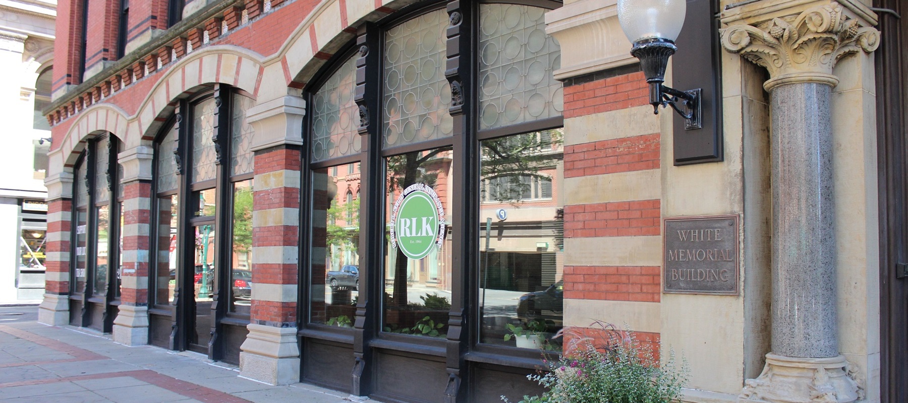 Family in front of new house